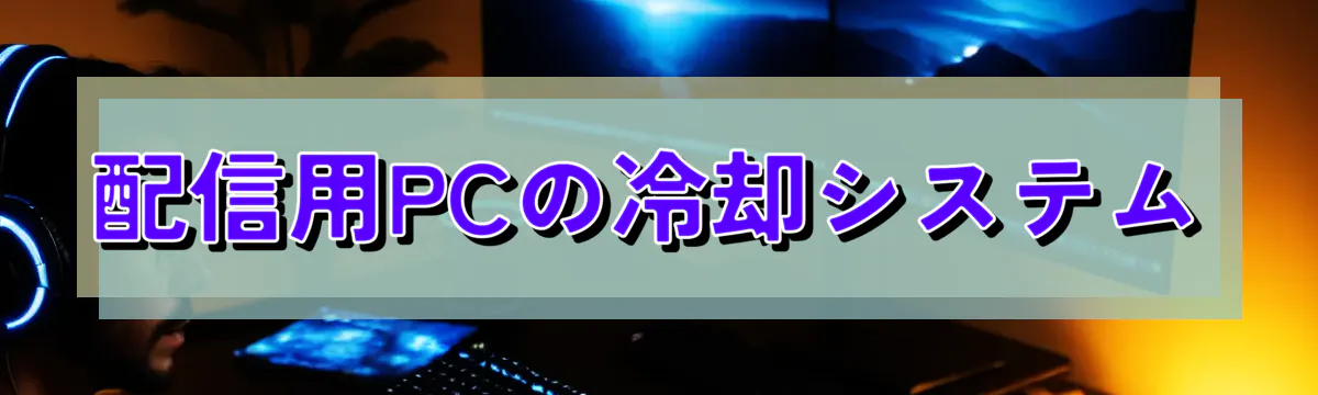 配信用PCの冷却システム