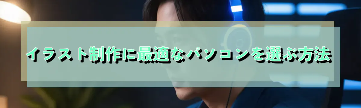 イラスト制作に最適なパソコンを選ぶ方法
