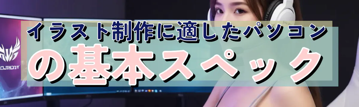 イラスト制作に適したパソコンの基本スペック