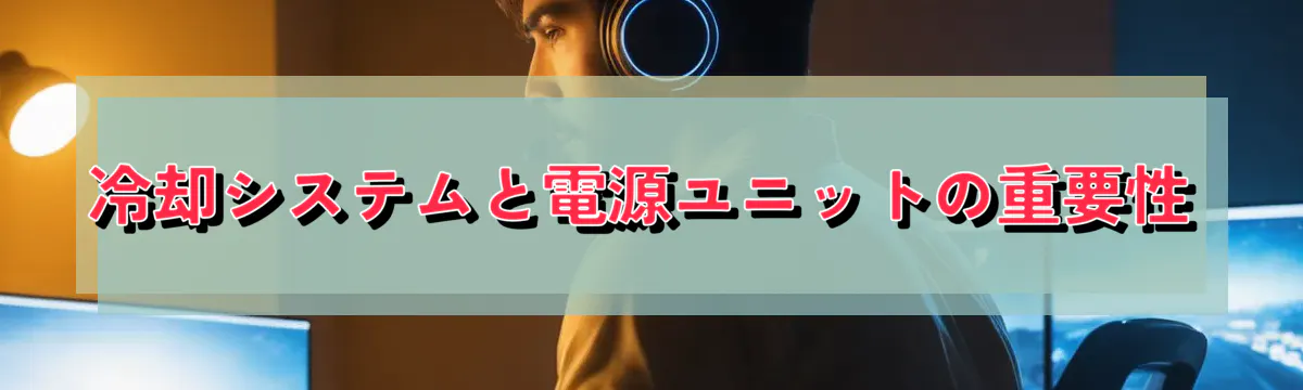 冷却システムと電源ユニットの重要性