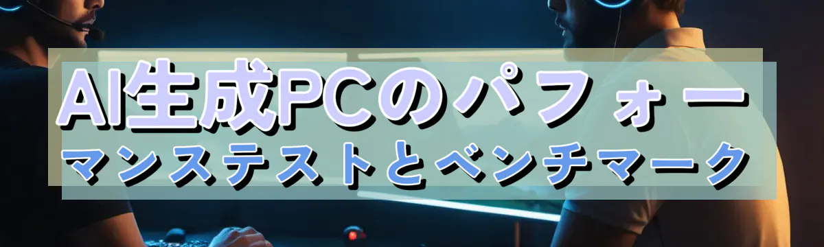 AI生成PCのパフォーマンステストとベンチマーク