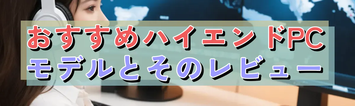おすすめハイエンドPCモデルとそのレビュー