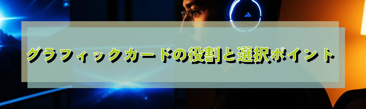 グラフィックカードの役割と選択ポイント