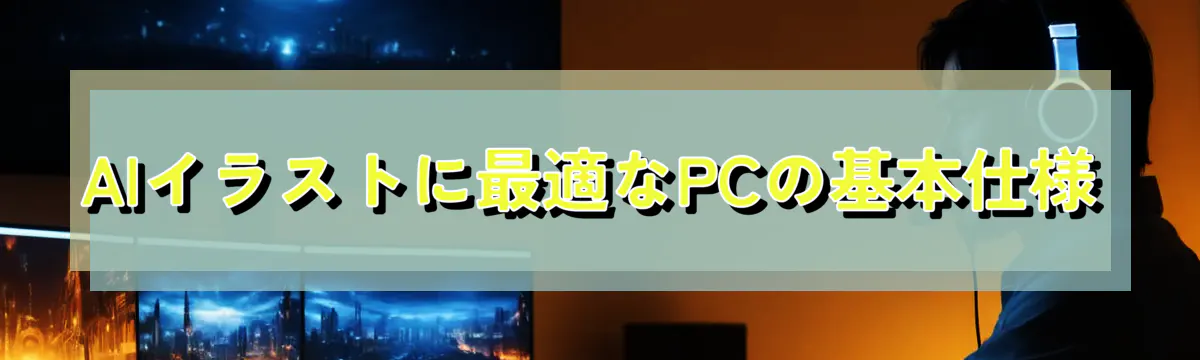 AIイラストに最適なPCの基本仕様