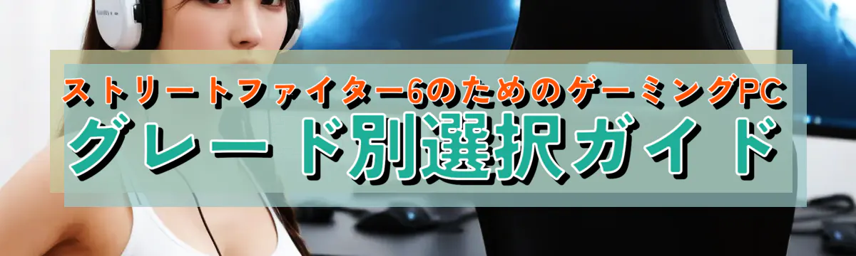 ストリートファイター6のためのゲーミングPCグレード別選択ガイド