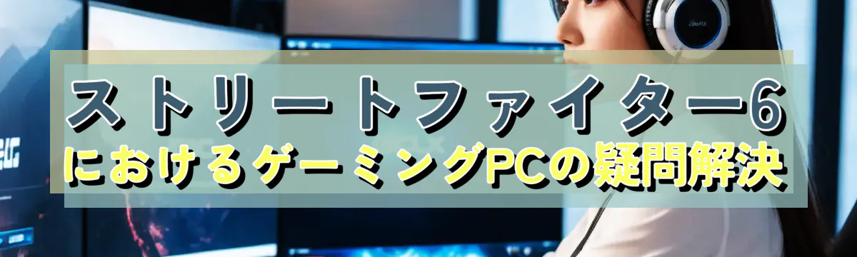 ストリートファイター6におけるゲーミングPCの疑問解決