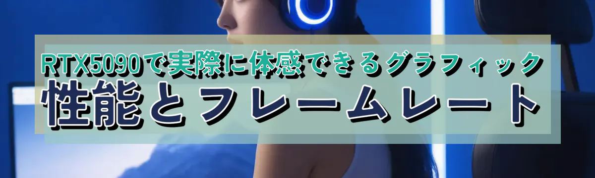 RTX5090で実際に体感できるグラフィック性能とフレームレート
