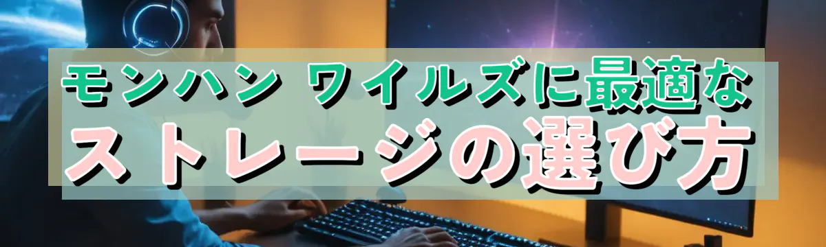 モンハン ワイルズに最適なストレージの選び方