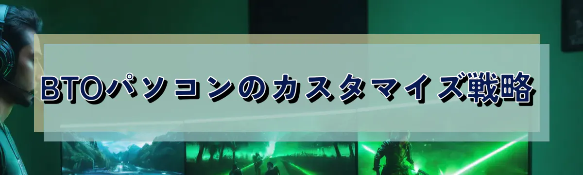 BTOパソコンのカスタマイズ戦略