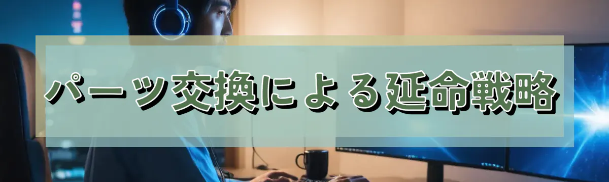 パーツ交換による延命戦略