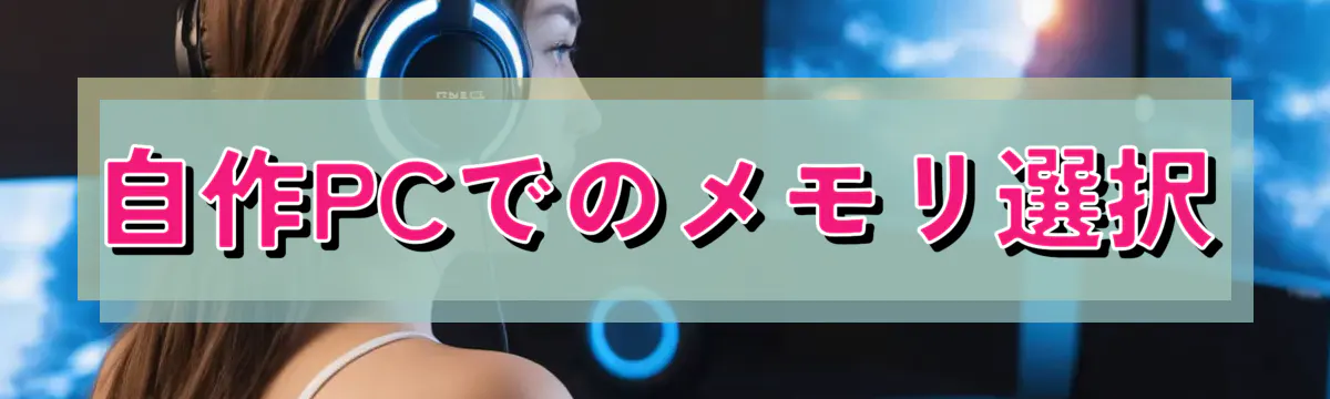 自作PCでのメモリ選択