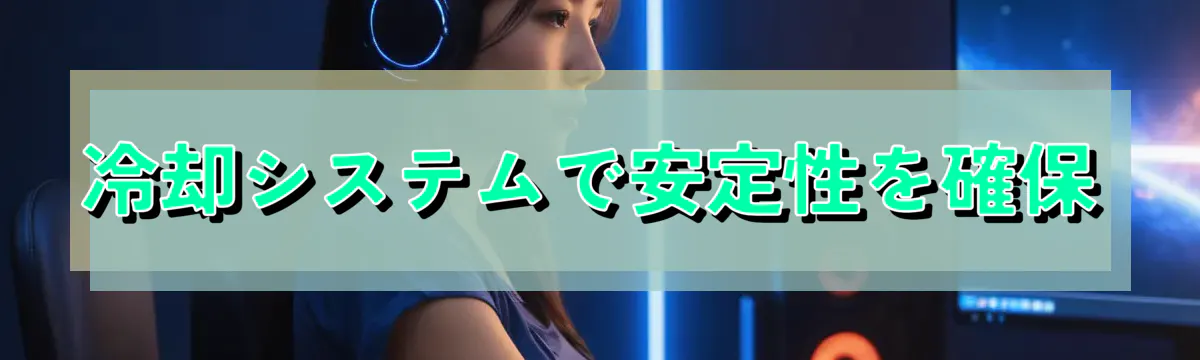冷却システムで安定性を確保