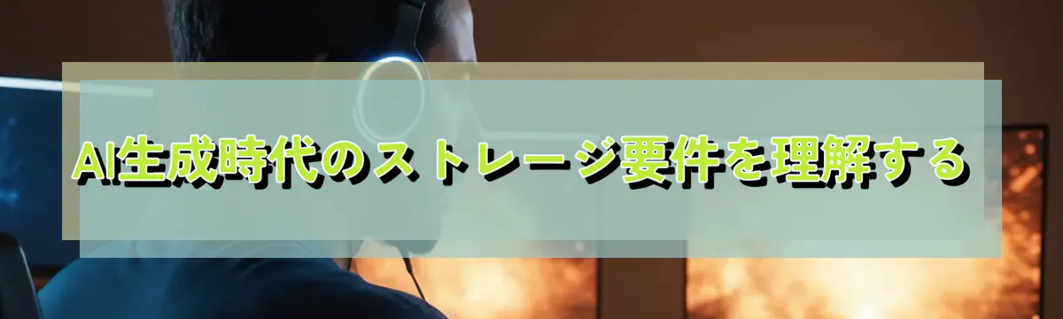 AI生成時代のストレージ要件を理解する