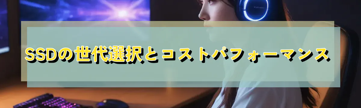 SSDの世代選択とコストパフォーマンス