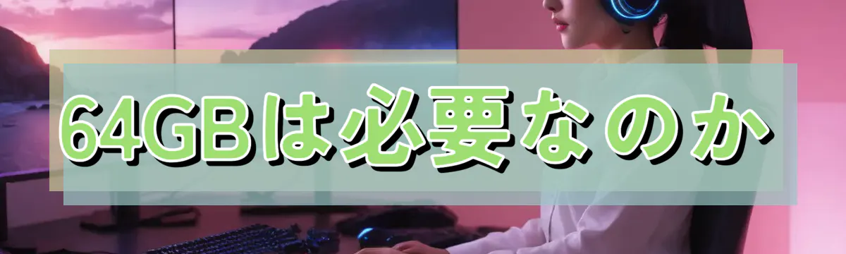 64GBは必要なのか
