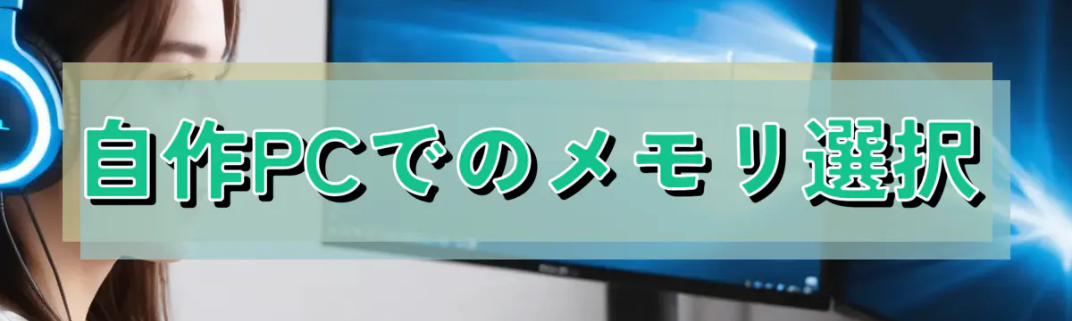 自作PCでのメモリ選択