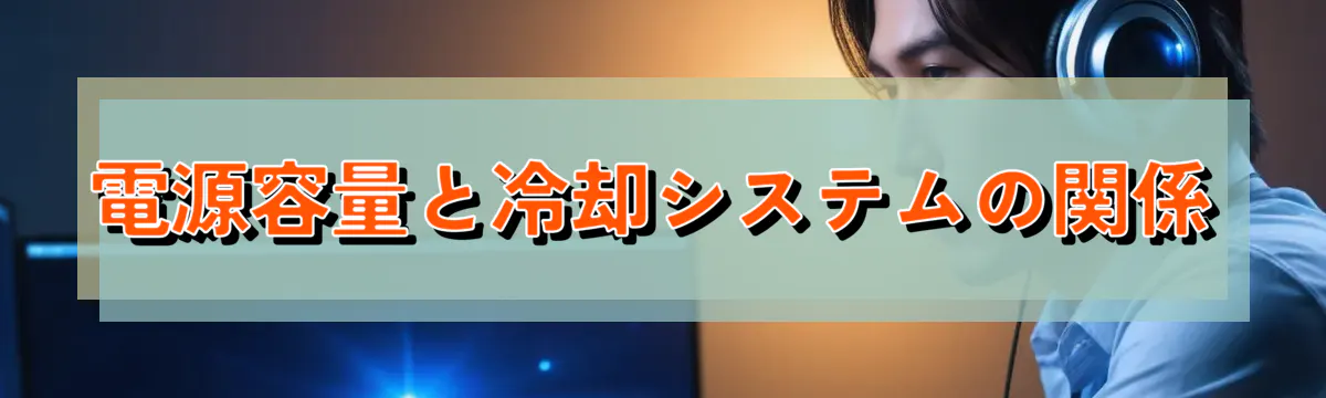 電源容量と冷却システムの関係