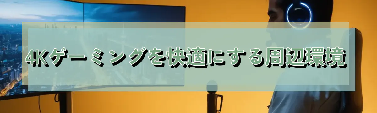 4Kゲーミングを快適にする周辺環境