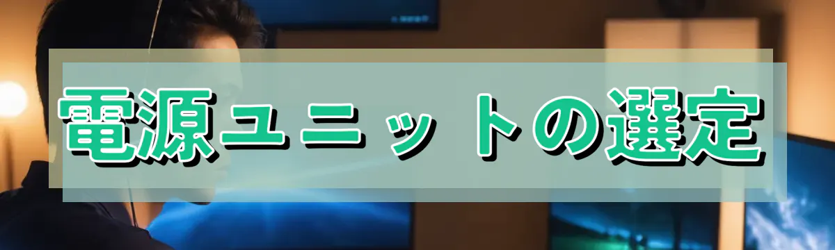 電源ユニットの選定