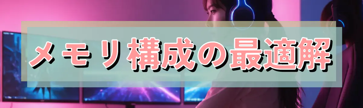 メモリ構成の最適解
