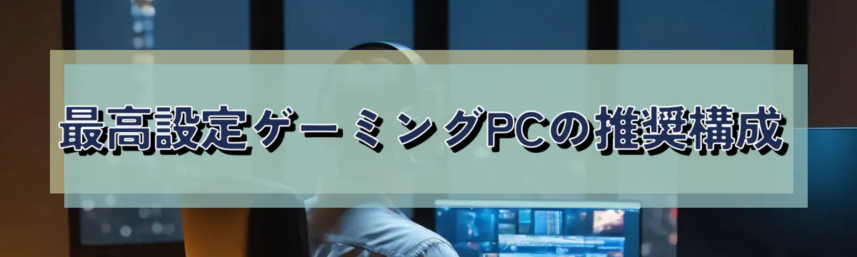 最高設定ゲーミングPCの推奨構成