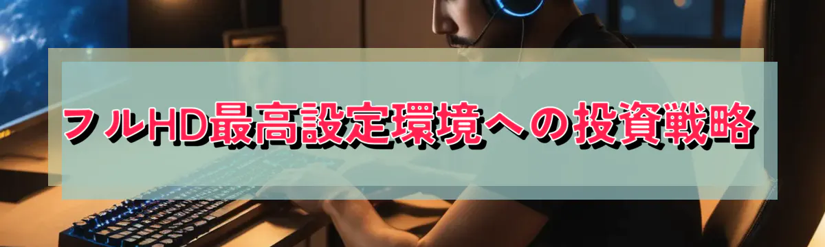 フルHD最高設定環境への投資戦略