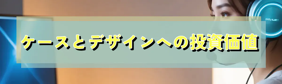 ケースとデザインへの投資価値
