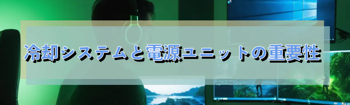 冷却システムと電源ユニットの重要性