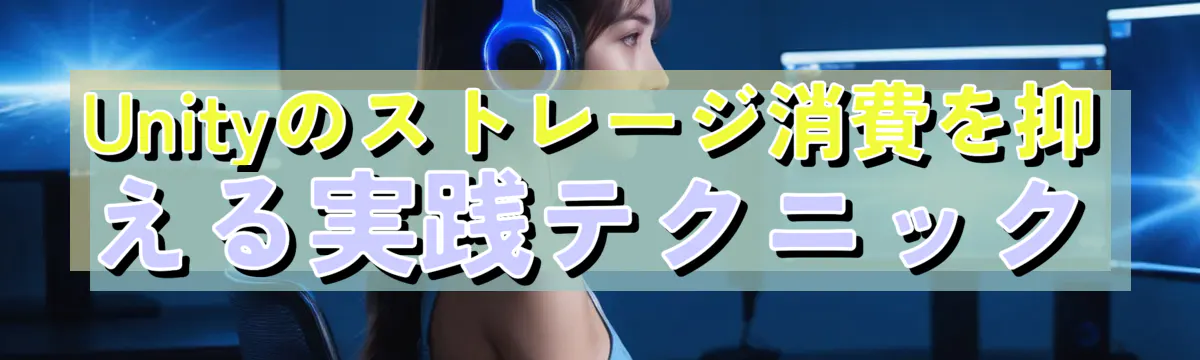 Unityのストレージ消費を抑える実践テクニック