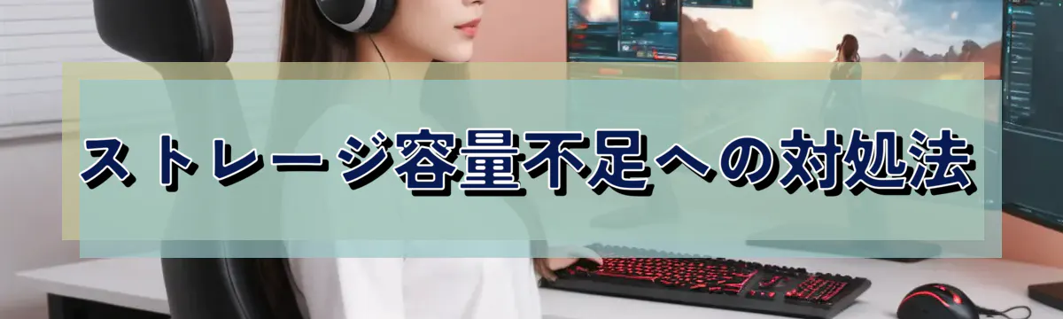 ストレージ容量不足への対処法