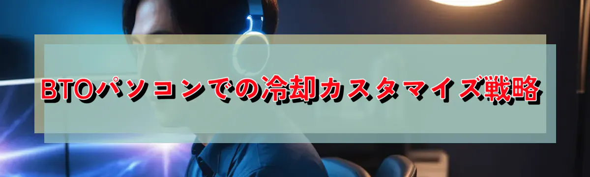 BTOパソコンでの冷却カスタマイズ戦略