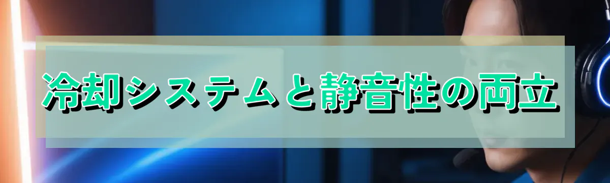 冷却システムと静音性の両立
