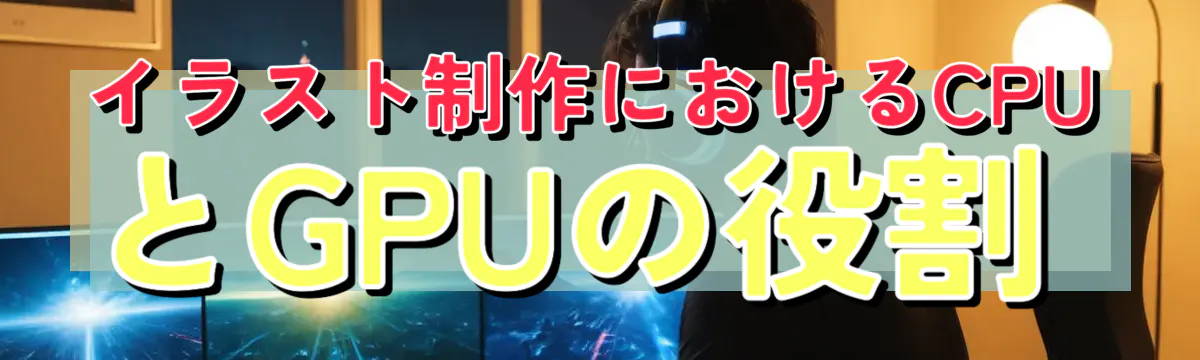 イラスト制作におけるCPUとGPUの役割