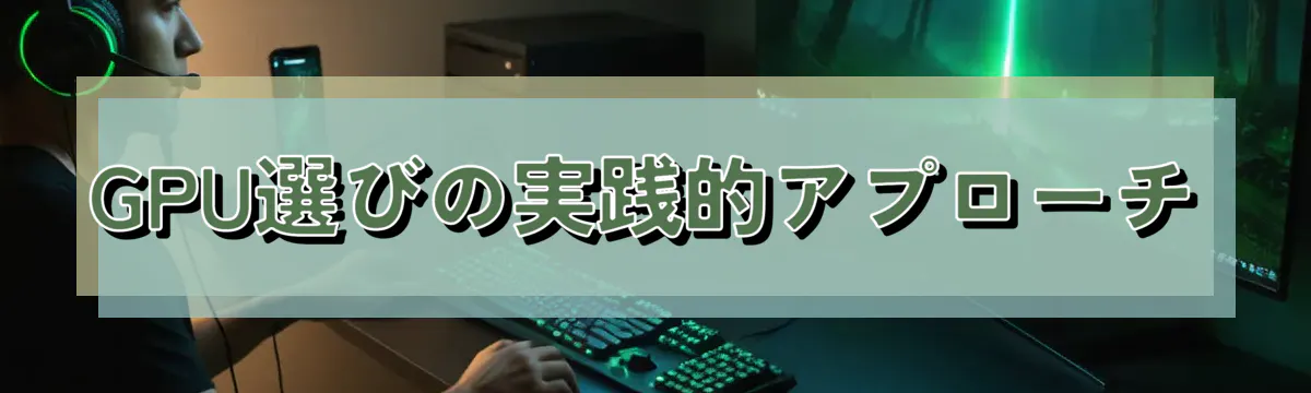 GPU選びの実践的アプローチ