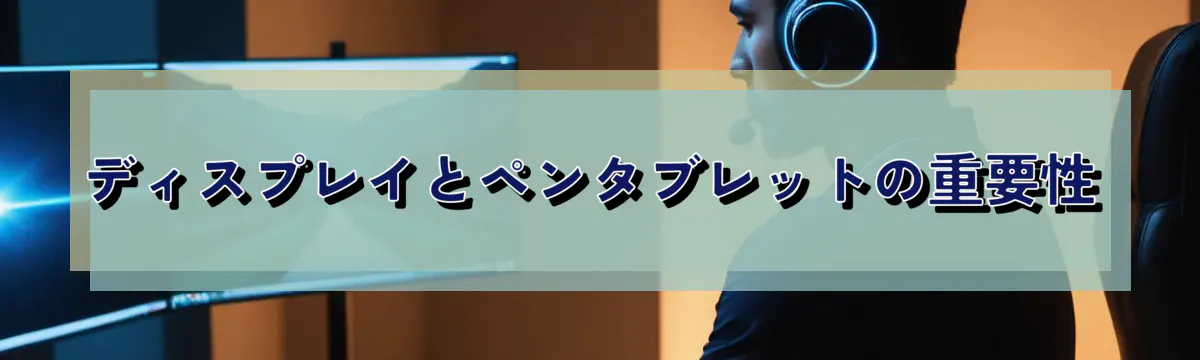ディスプレイとペンタブレットの重要性
