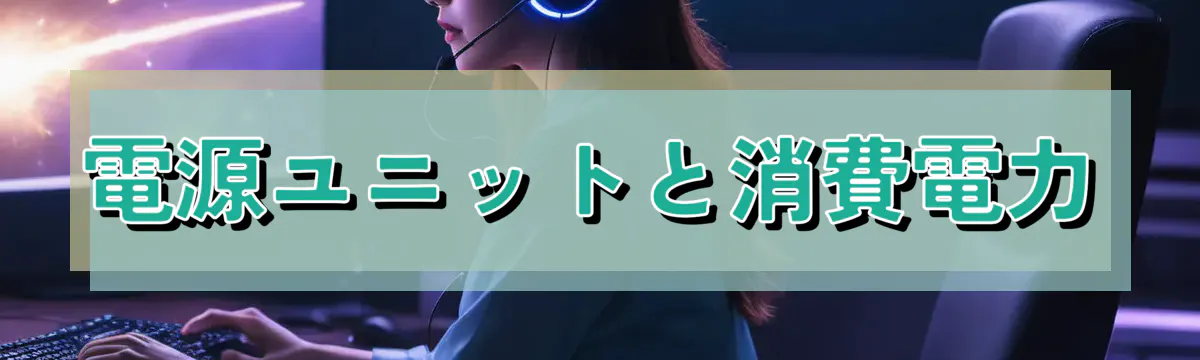 電源ユニットと消費電力