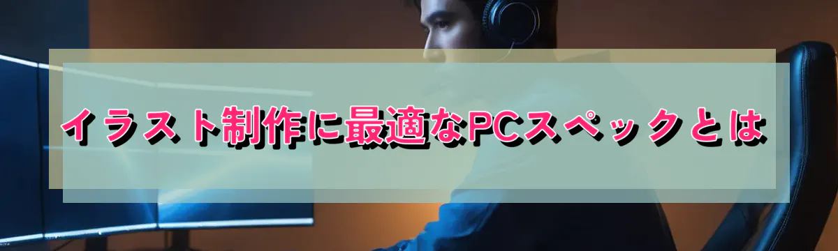 イラスト制作に最適なPCスペックとは