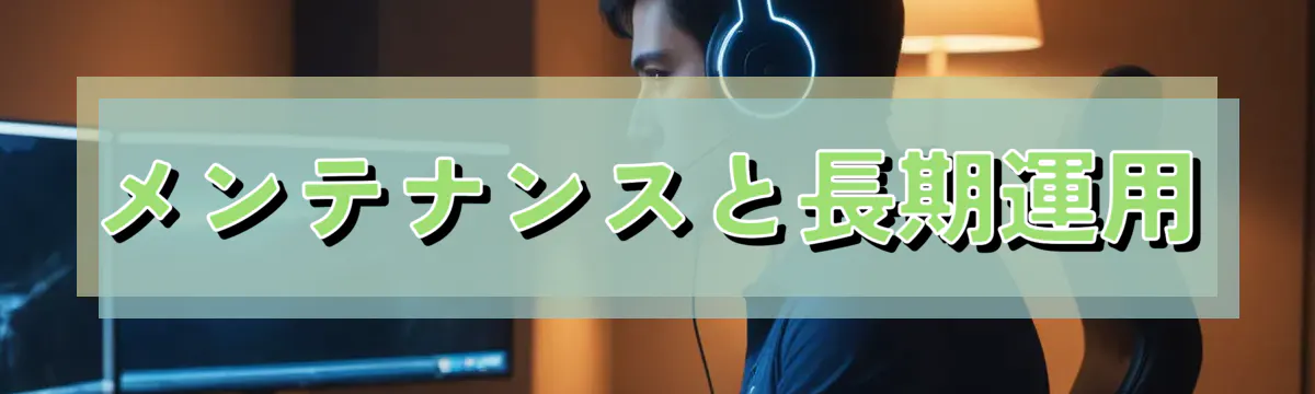 メンテナンスと長期運用