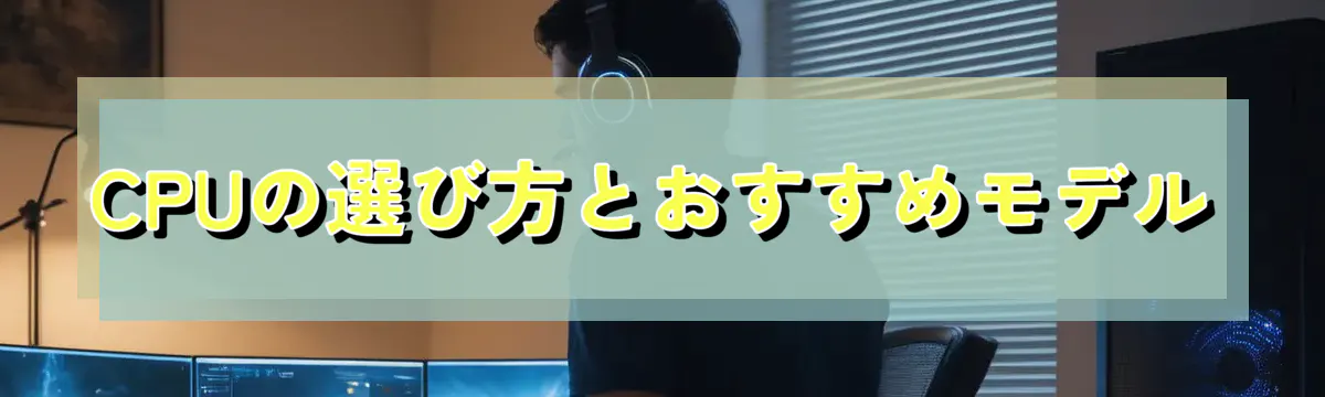 CPUの選び方とおすすめモデル