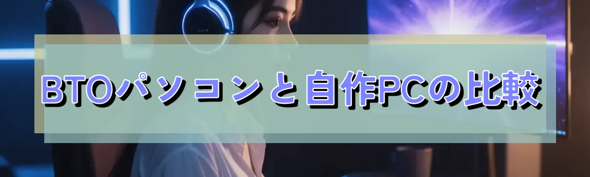 BTOパソコンと自作PCの比較