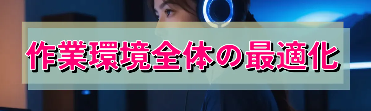 作業環境全体の最適化