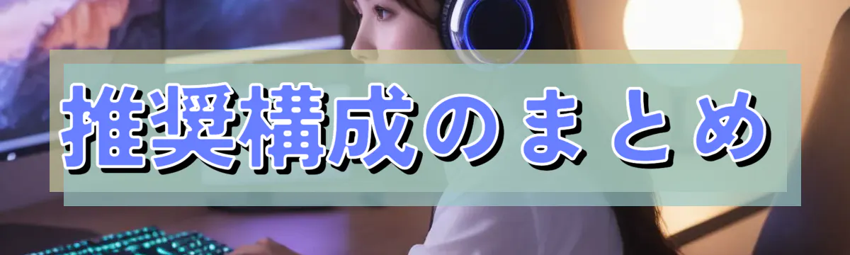 推奨構成のまとめ