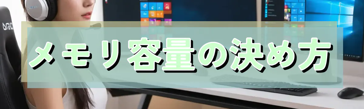 メモリ容量の決め方