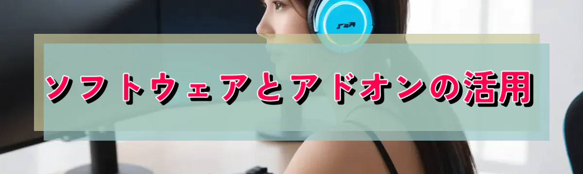 ソフトウェアとアドオンの活用