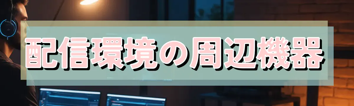 配信環境の周辺機器