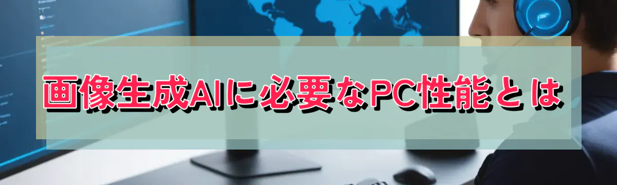 画像生成AIに必要なPC性能とは