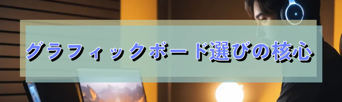 グラフィックボード選びの核心