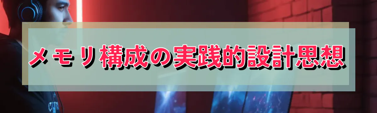 メモリ構成の実践的設計思想