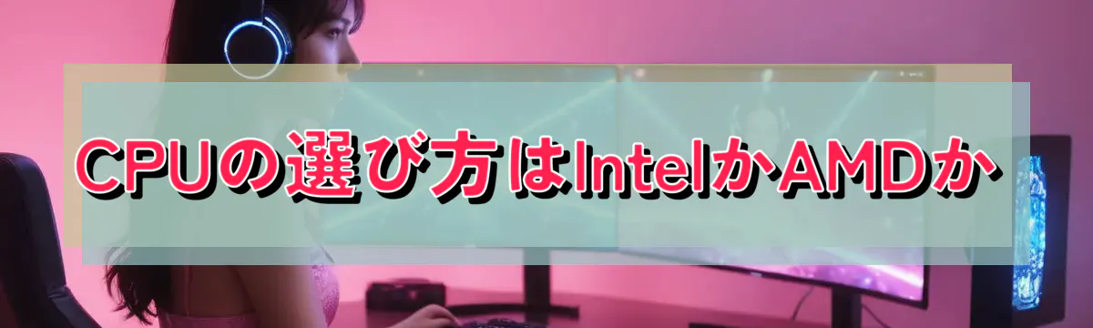 CPUの選び方はIntelかAMDか