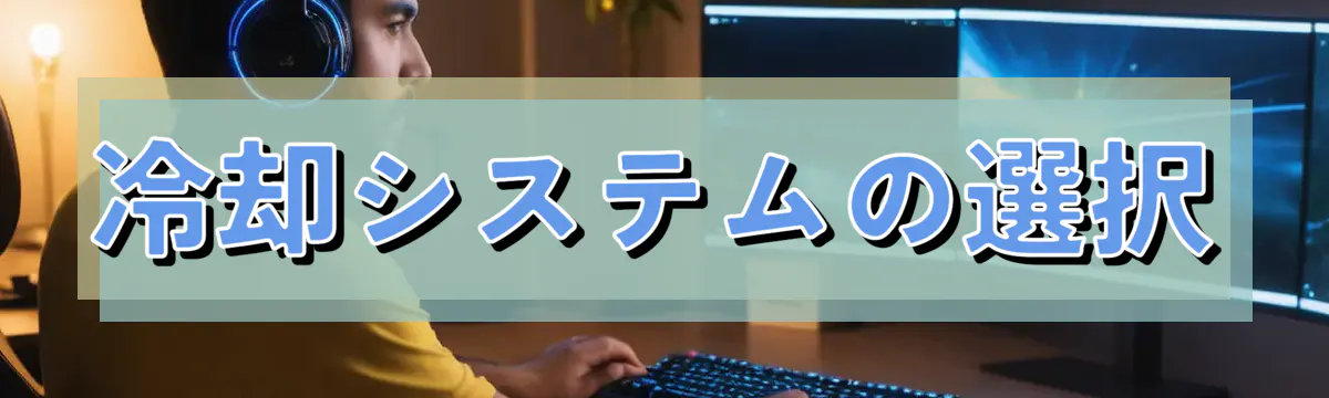 冷却システムの選択